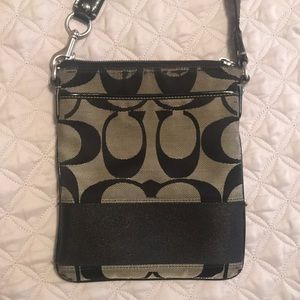 Coach Crossbody Canvas Messenger Bag